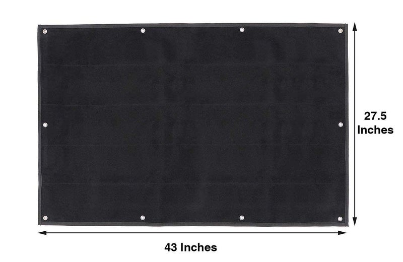 GOTAC Tactical Patch Display Holder Panel Board for Military Army Morale Hook and Loop Emblems, 43 Inches x 27.5 Inches, with 1 US Flag Patch Included - Image 5